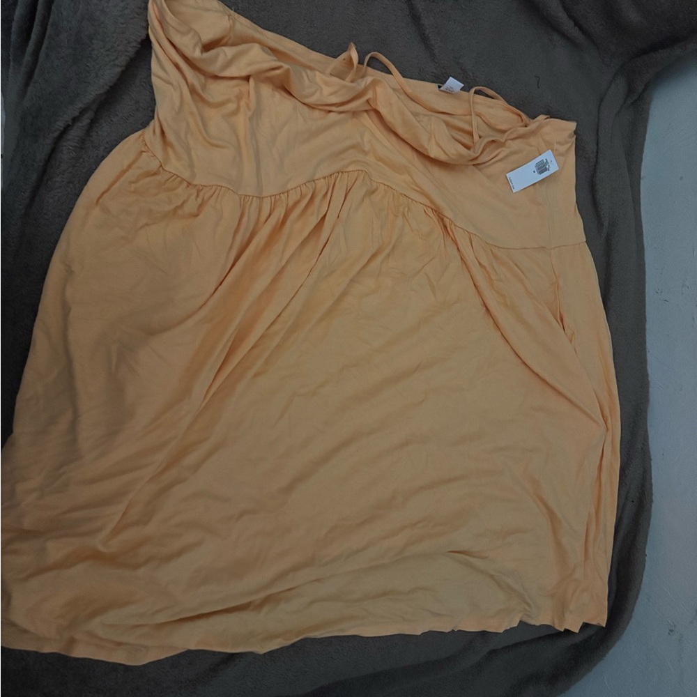 Peach strappy-Dress